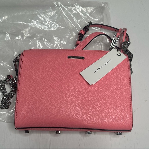 NWT Rebecca Minkoff 5 Zip Leather Crossbody Bag - Picture 6 of 10